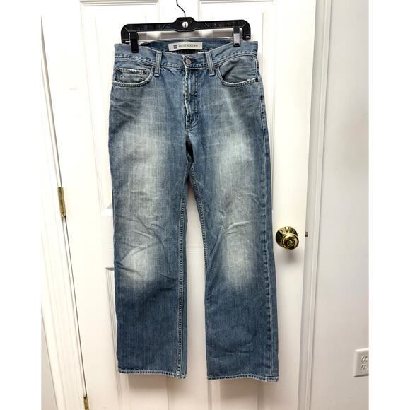 VTG Gap Jeans, Loose Boot Fit, 100% Cotton, Men's Size 31 x 30 Y2K - Picture 1 of 6